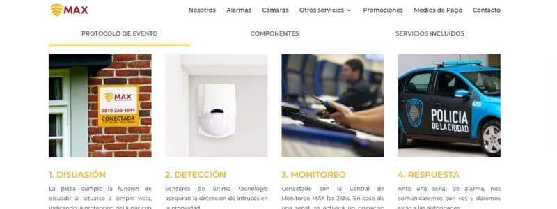Max Monitoreo alarmas domiciliarias en Capital Federal